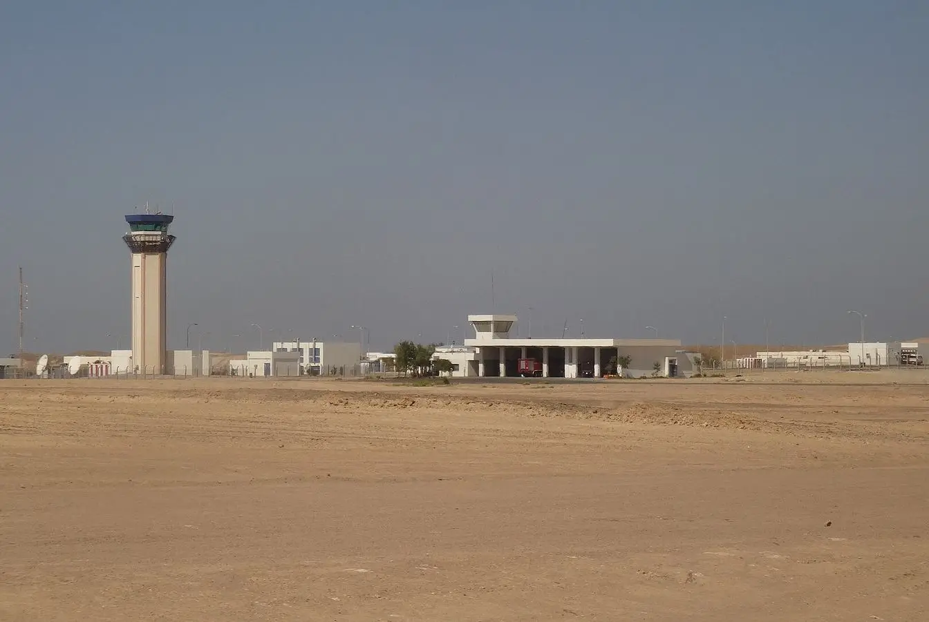 The terminal building at Marsa Alam International Airport, seen from the apron side.