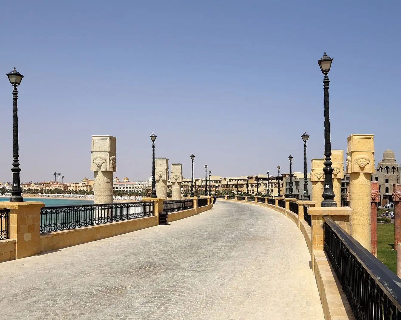 A view of Sahl Hasheesh, the resort area south of Hurghada where the Arab and African triathlon races were held