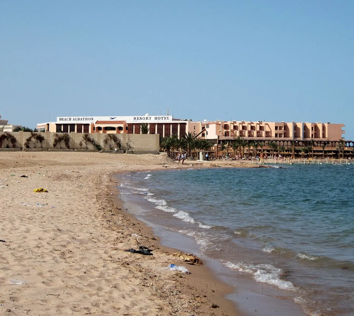 A beach in Hurghada