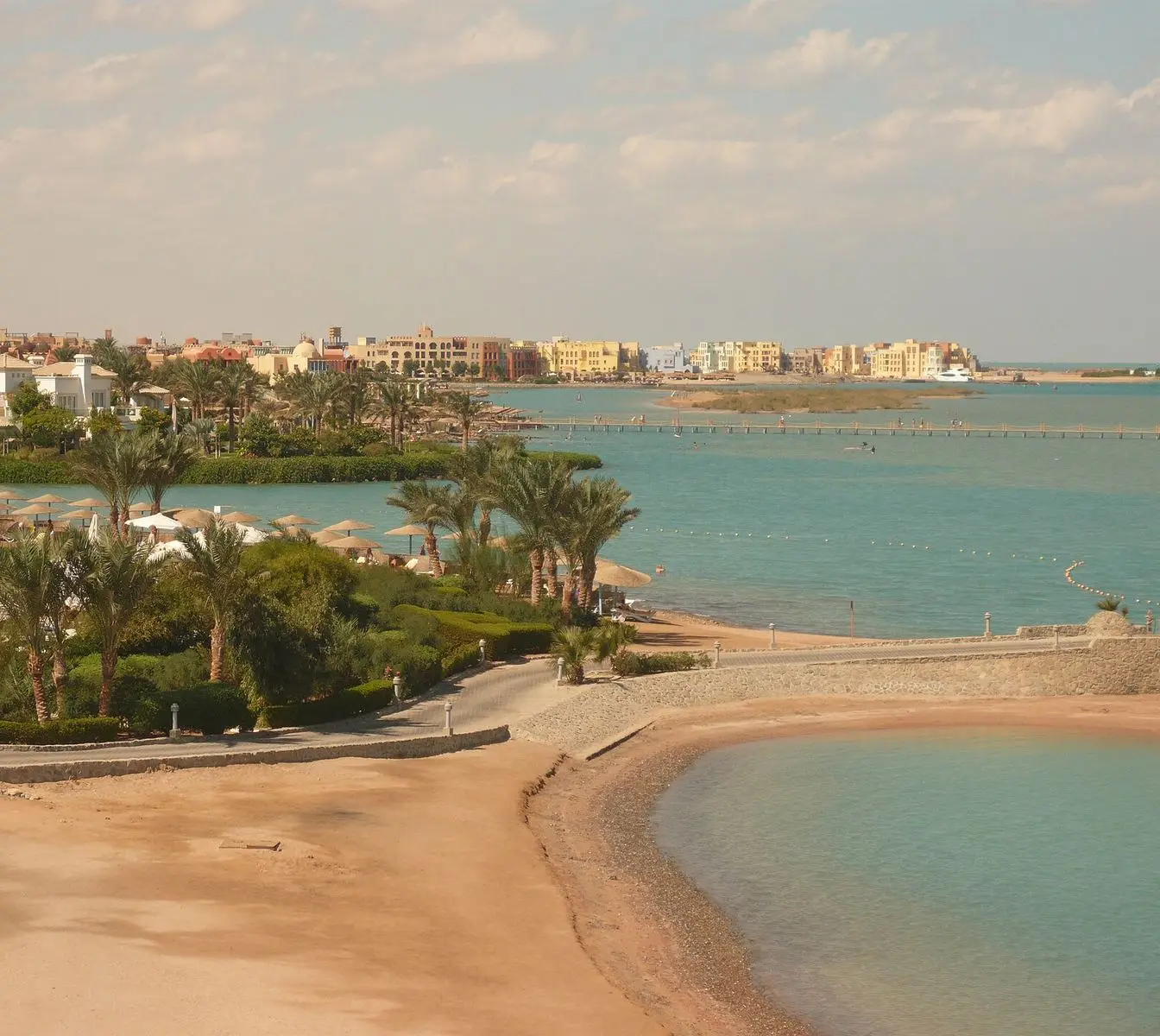 A general view in El Gouna on Egypt's Red Sea coast. Illustrative photo, not of the cookout or of Makani Beach Club.