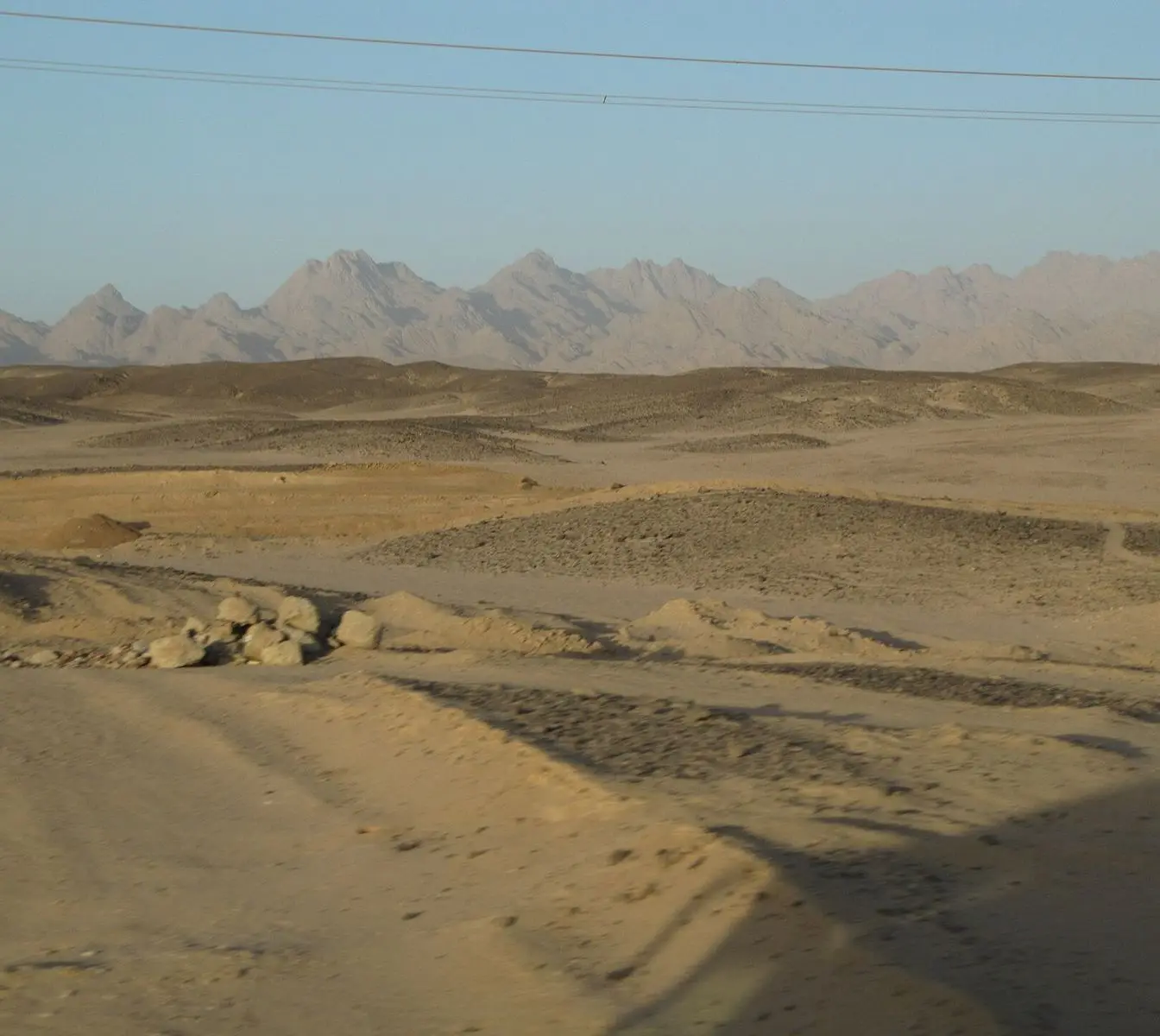 Mountains of Egypt's Eastern Desert, the range inland of the Red Sea coast where safari trips run
