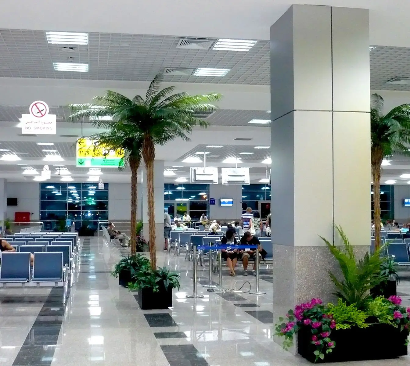 Hurghada International Airport, one of the two main gateways on Egypt's Red Sea coast for travellers departing the country.