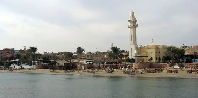 A general view of El Quseir on Egypt's Red Sea coast. The photograph does not show the site of the removal.