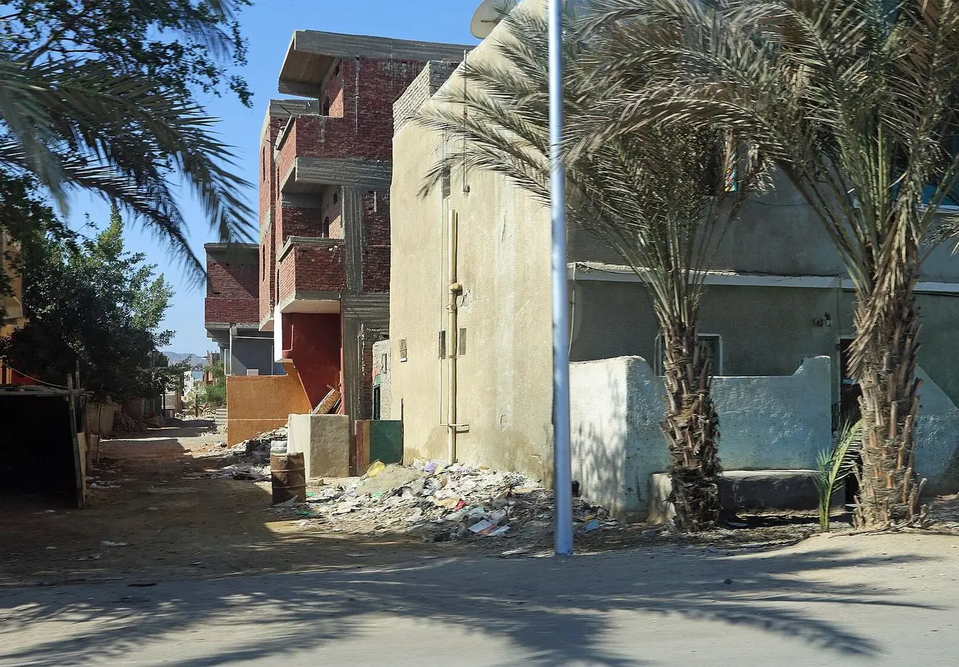 A street in El Quseir, the Red Sea coastal town where the free medical convoy was held.