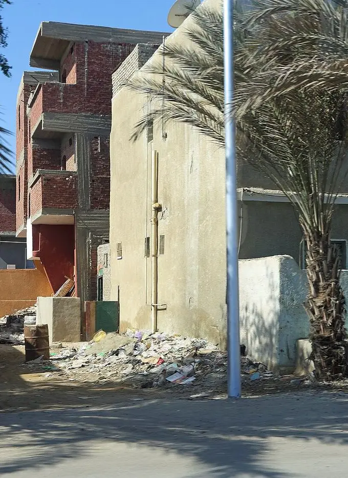 A street in El Quseir, the Red Sea coastal town where the free medical convoy was held.