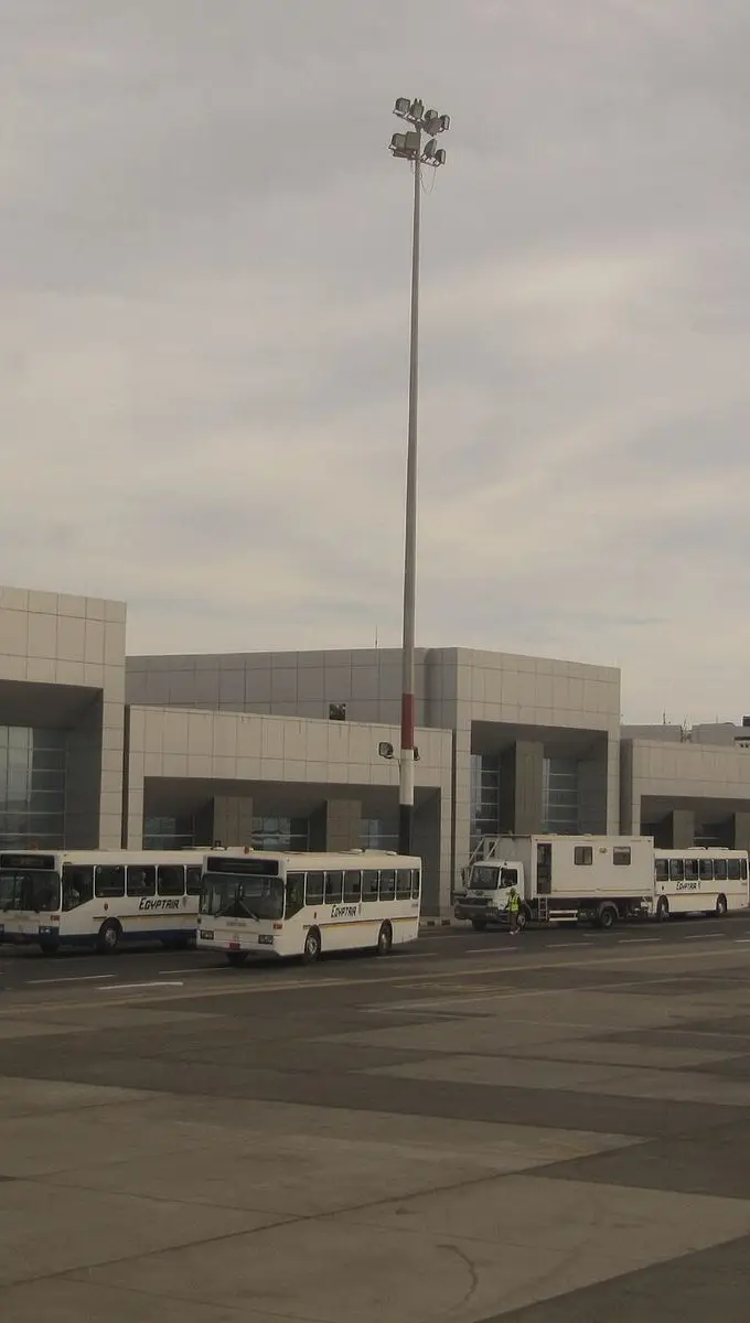 The terminal building at Hurghada International Airport, Egypt's main gateway for tourism to the Red Sea coast