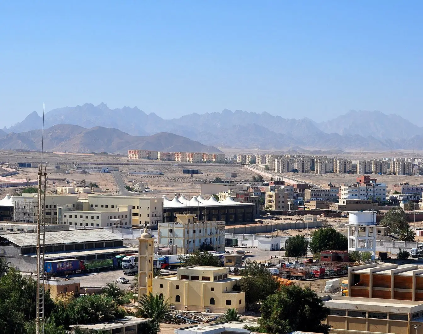 A view of Safaga on Egypt's Red Sea coast (file photograph, not a desalination plant)