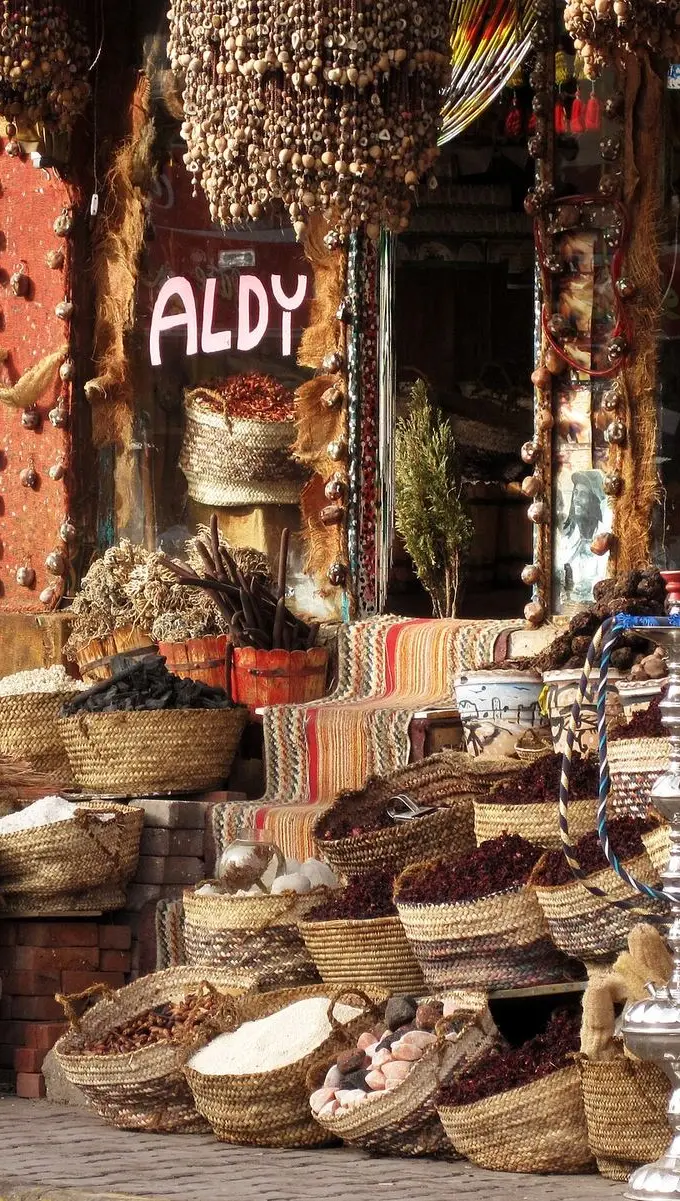 A street in Hurghada's old town. File photo of the host city; it does not show the festival, whose venues have not yet been announced.
