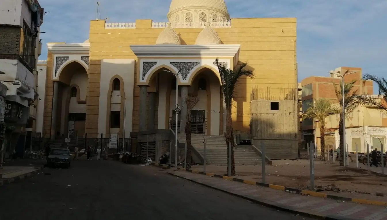 A general view of Hurghada's old town. The photograph is a location shot and does not show the shop, the video or the person arrested.