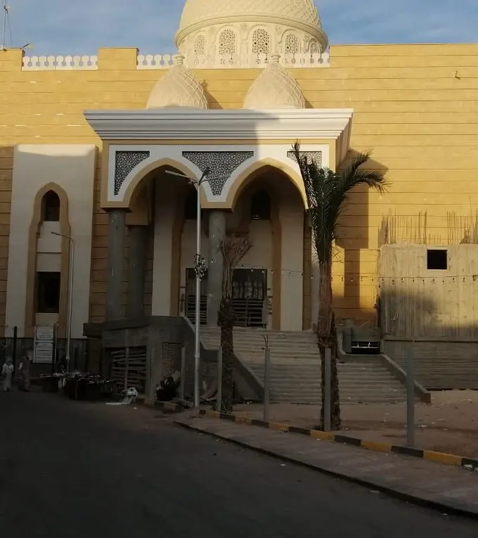 A general view of Hurghada's old town. The photograph is a location shot and does not show the shop, the video or the person arrested.