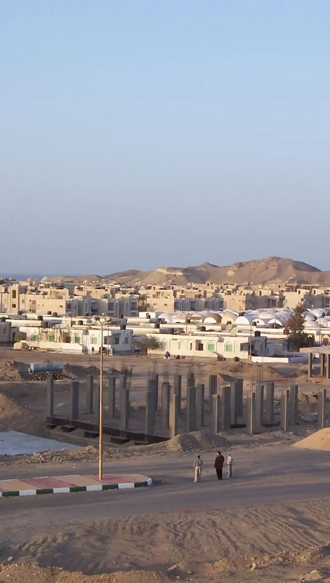 A general view of Marsa Alam, Egypt. Illustrative photograph of the town, not of the sewerage works described.