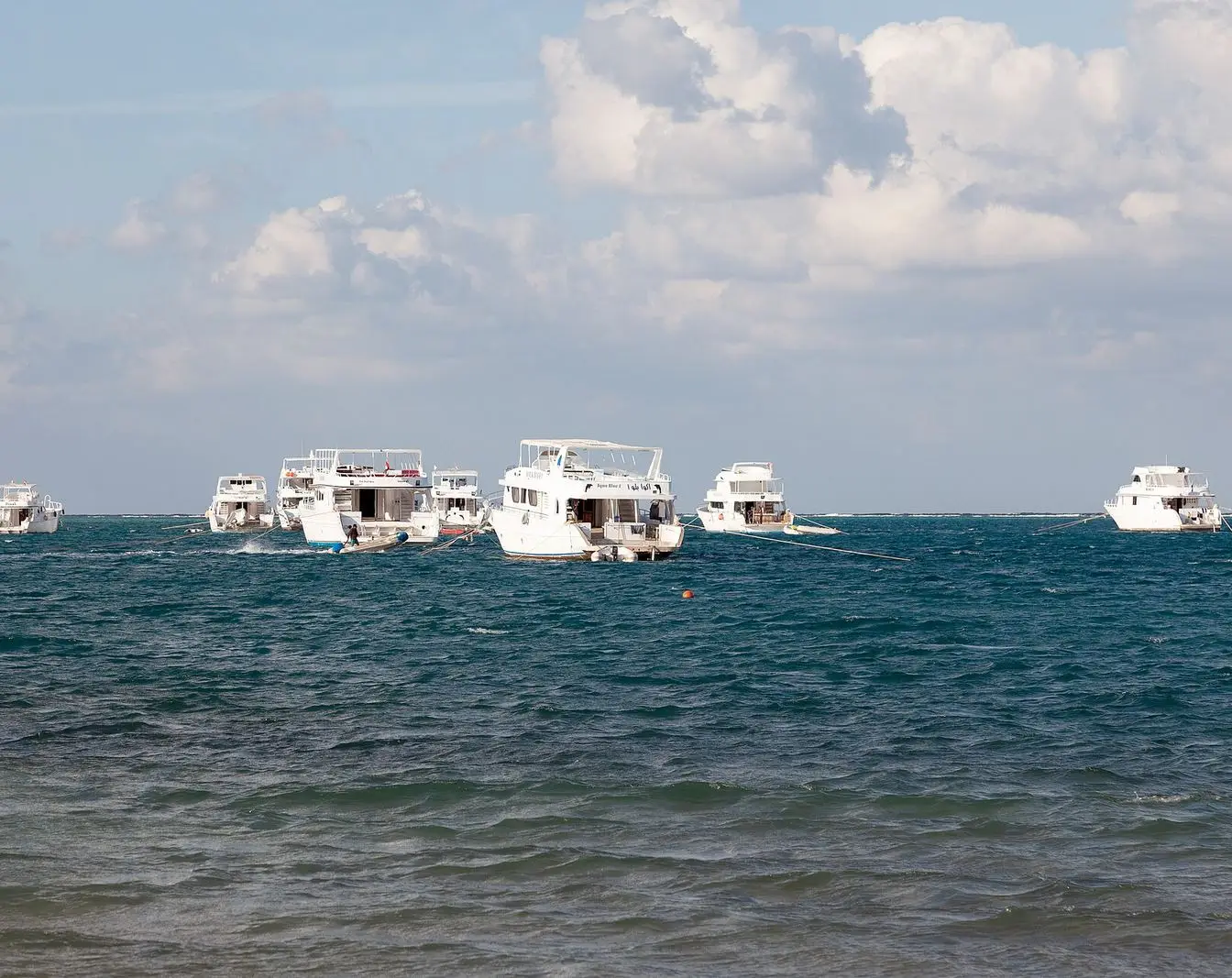 The coastline at Marsa Alam, one of the areas forecast to see thundery showers