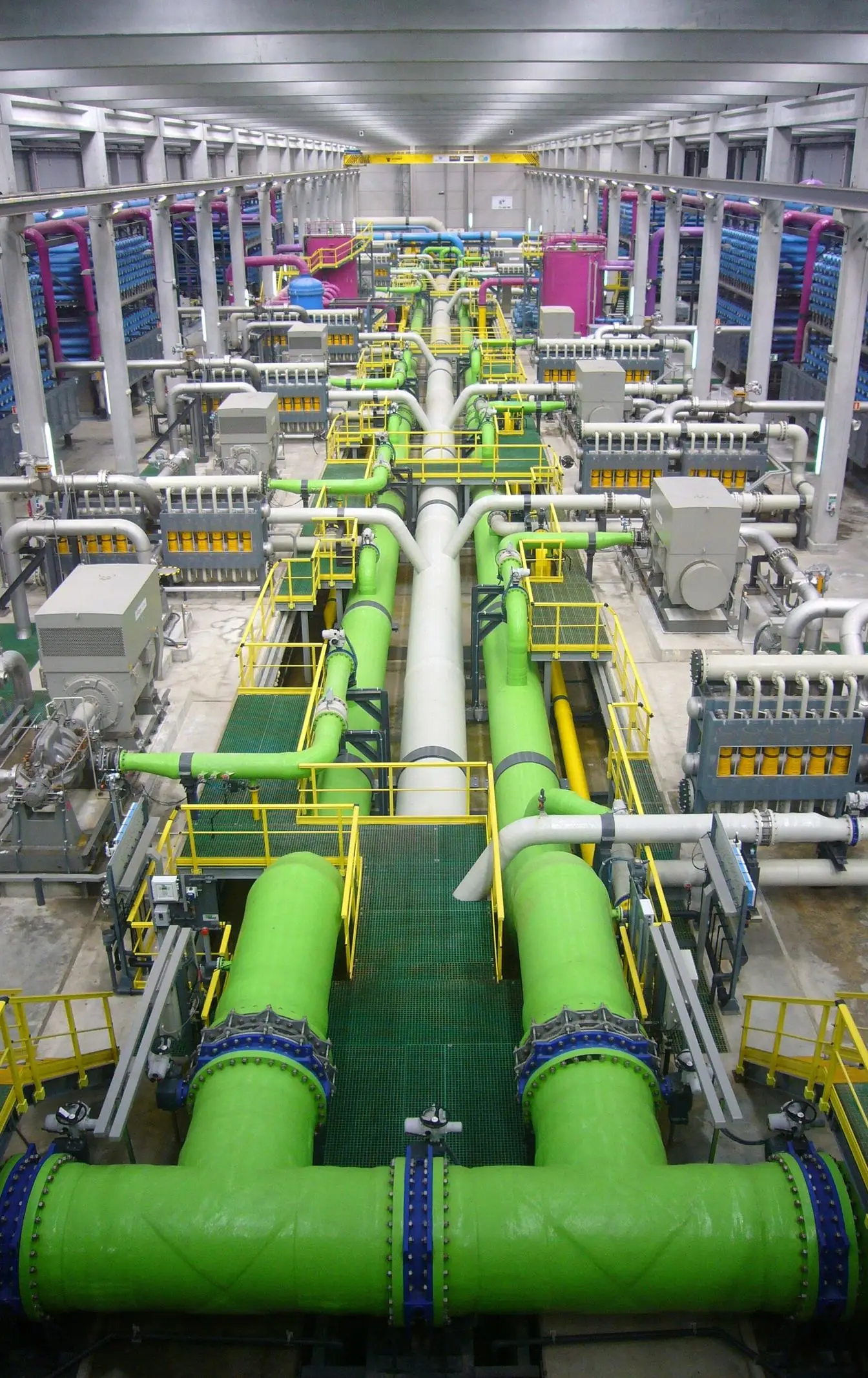 A reverse osmosis desalination plant (generic file photo, not the Hurghada facility described in the story).