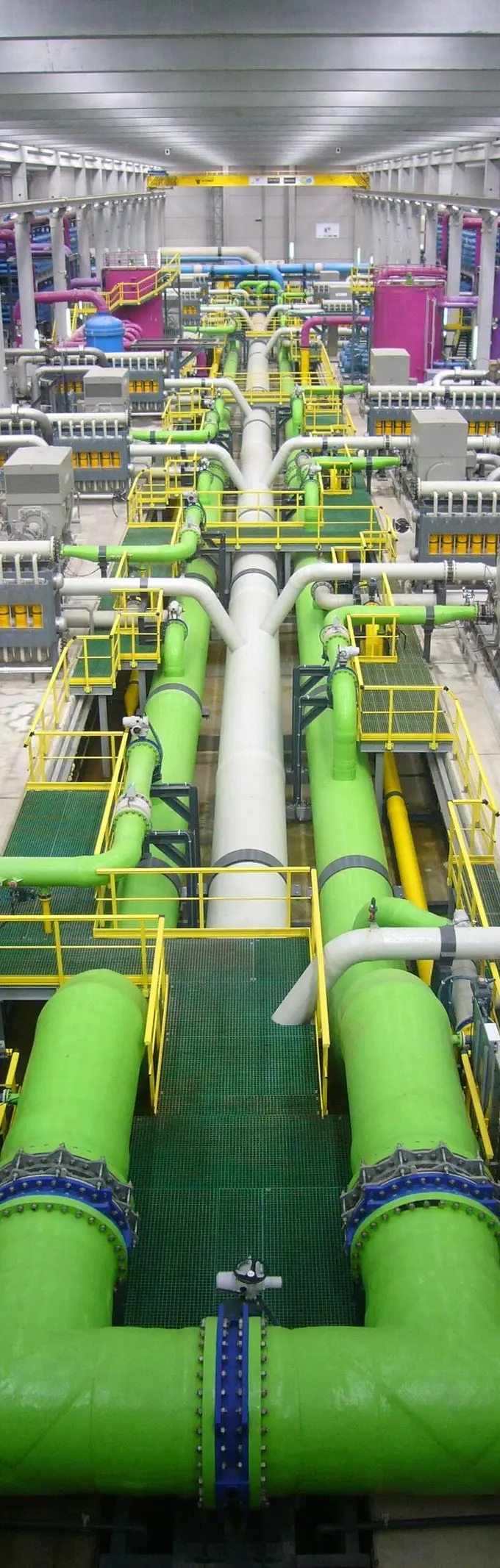 A reverse osmosis desalination plant (generic file photo, not the Hurghada facility described in the story).