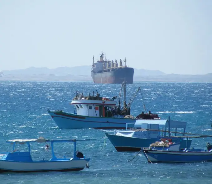 A street view in Ras Ghareb, Red Sea Governorate, Egypt