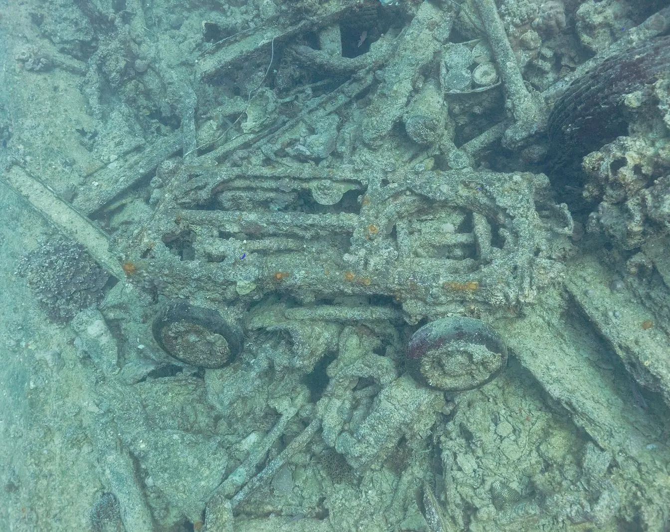 The wreck of the SS Thistlegorm in the Red Sea