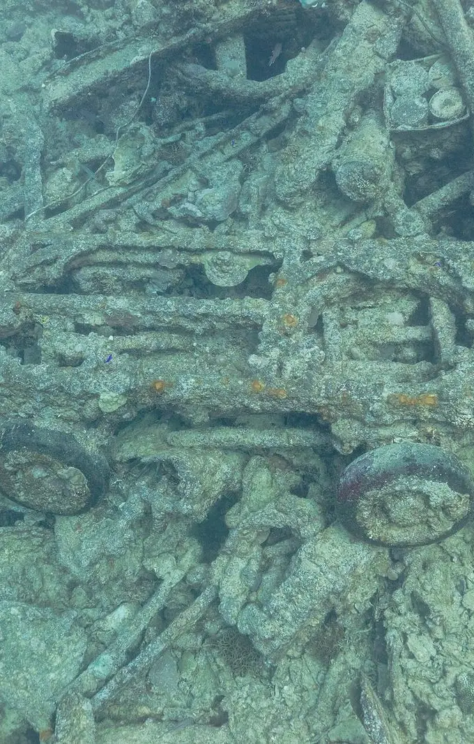 The wreck of the SS Thistlegorm in the Red Sea