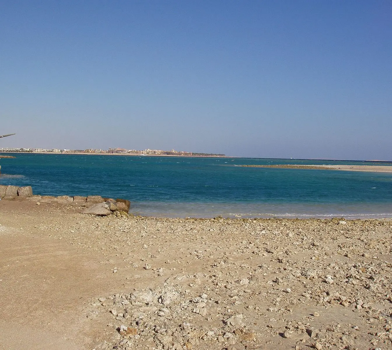 The beach at Makadi Bay