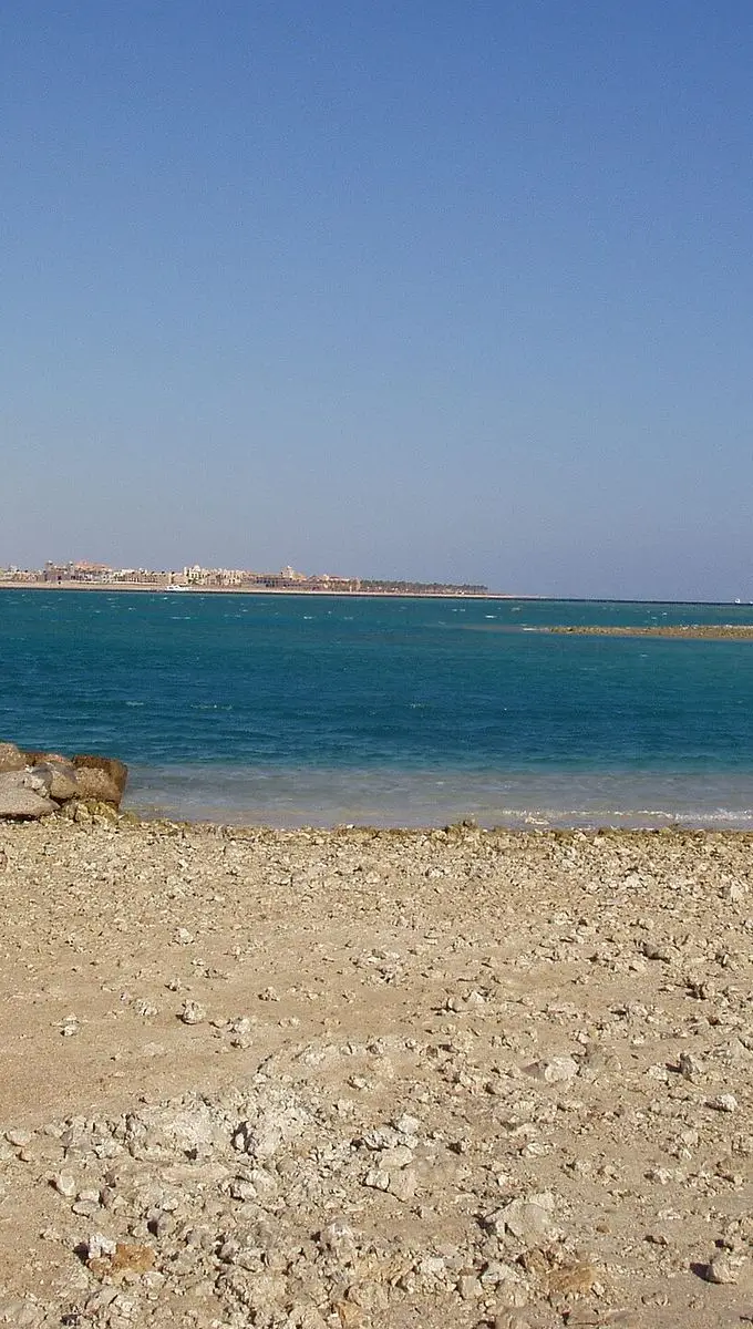 The beach at Makadi Bay