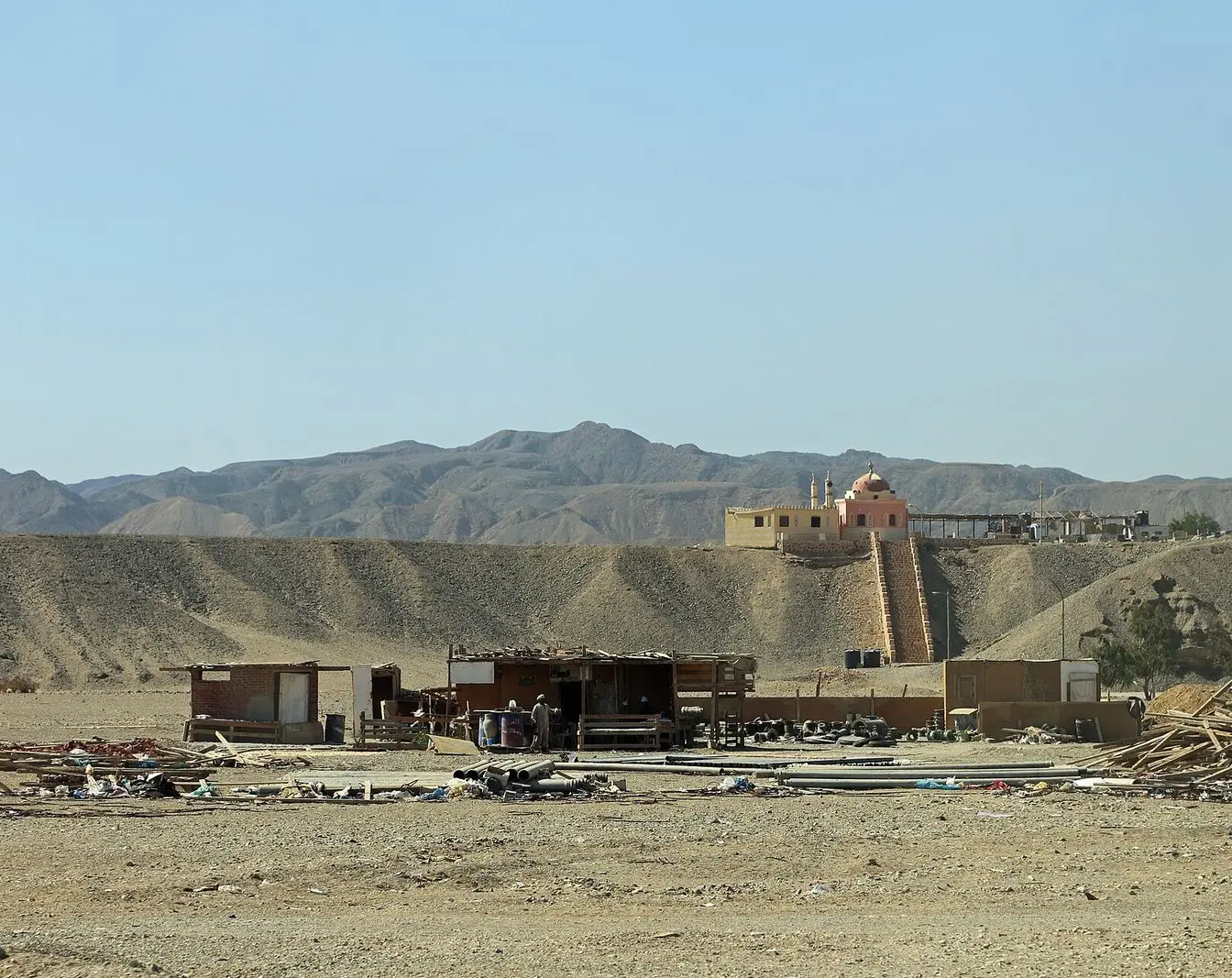 View of the historic town of El Quseir on Egypt's Red Sea coast, the heritage town referenced in the governor's development plan.