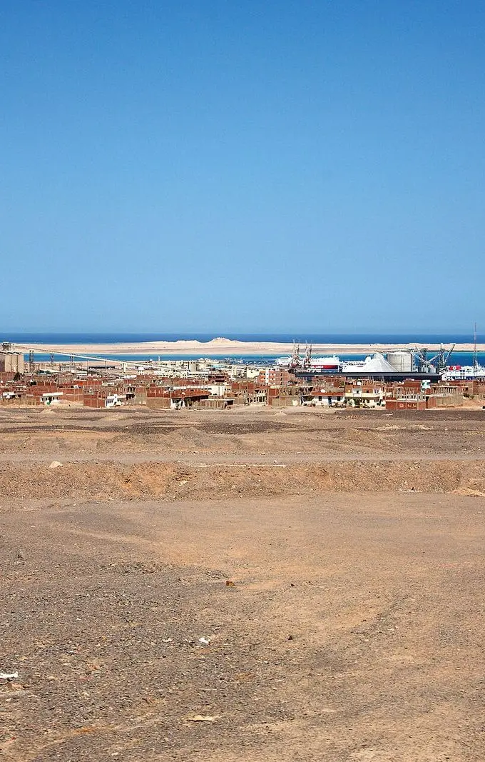 Safaga port on Egypt's Red Sea coast, near the disputed 'Al-Zomorroda' land plot