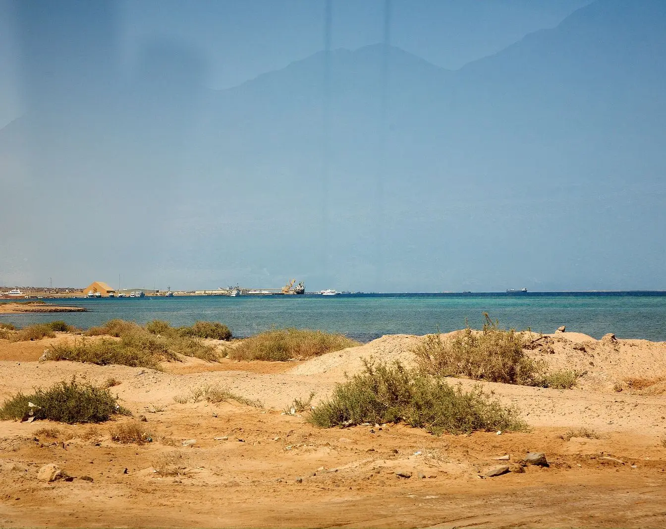 A general view of Safaga on Egypt's Red Sea coast, seen from the south. The photo does not show the town's slaughterhouse.