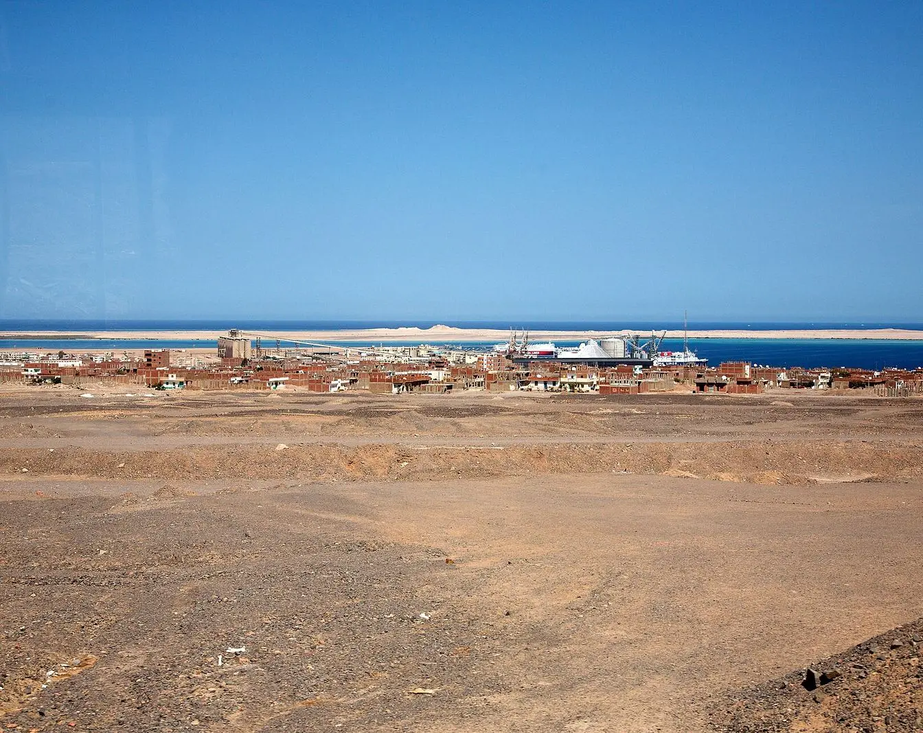 View of Safaga Port on Egypt's Red Sea coast, a general port scene not specific to this shipment