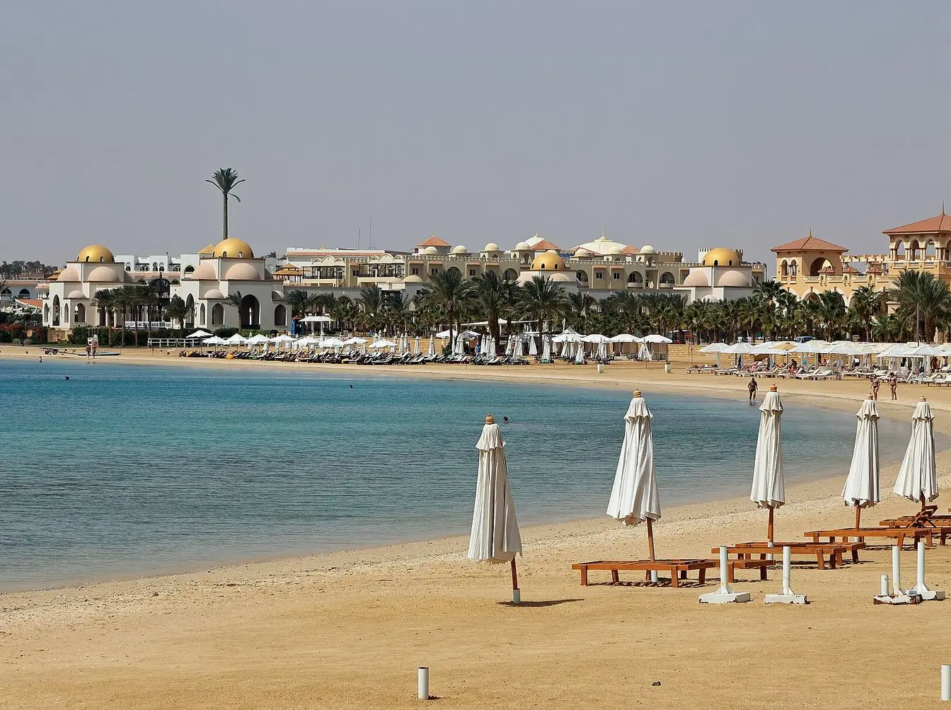 A view in Sahl Hasheesh, the purpose-built resort town on the coast south of Hurghada.