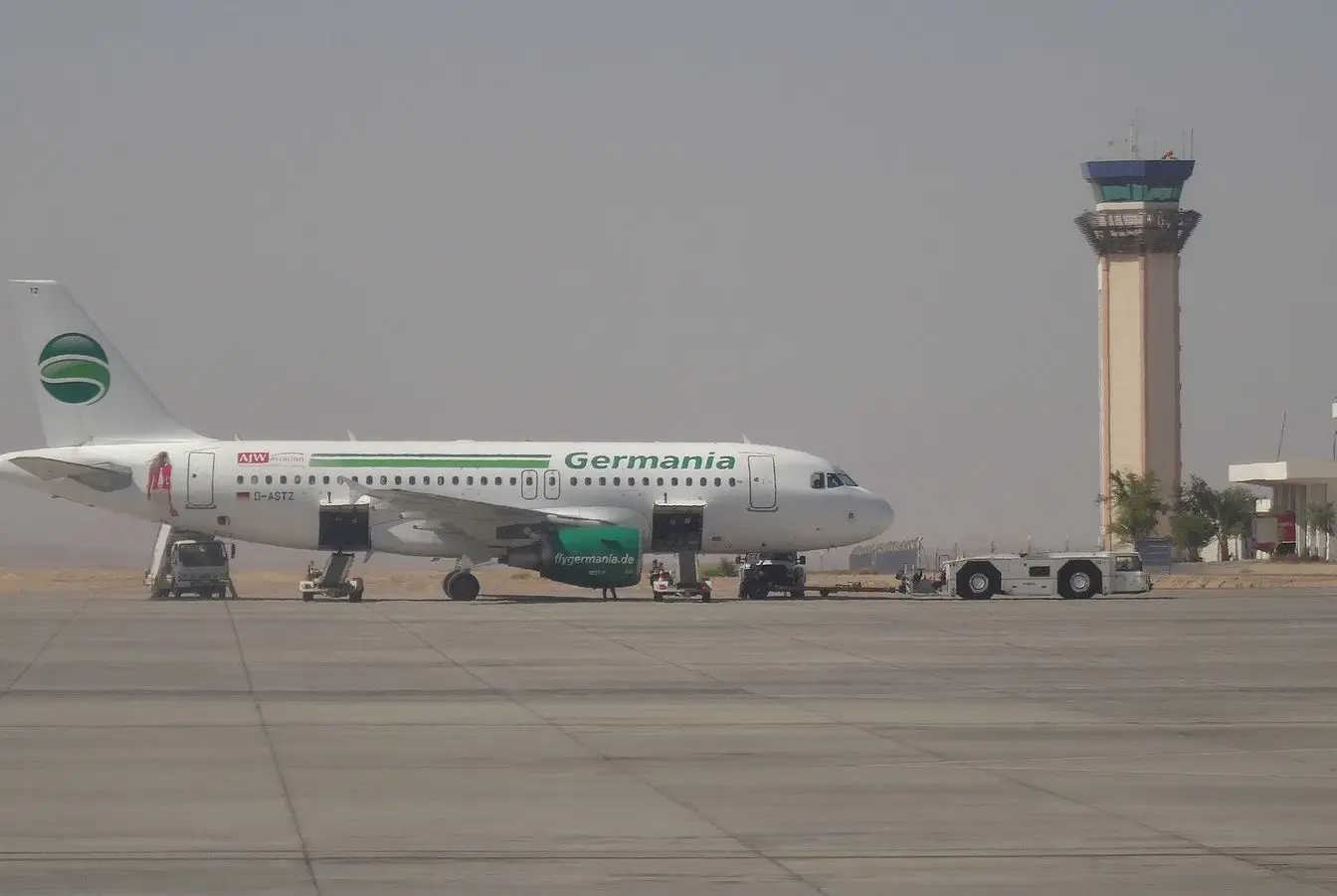 The terminal building at Marsa Alam International Airport, the airport that would receive any resumed Russian charter flights. File photo.