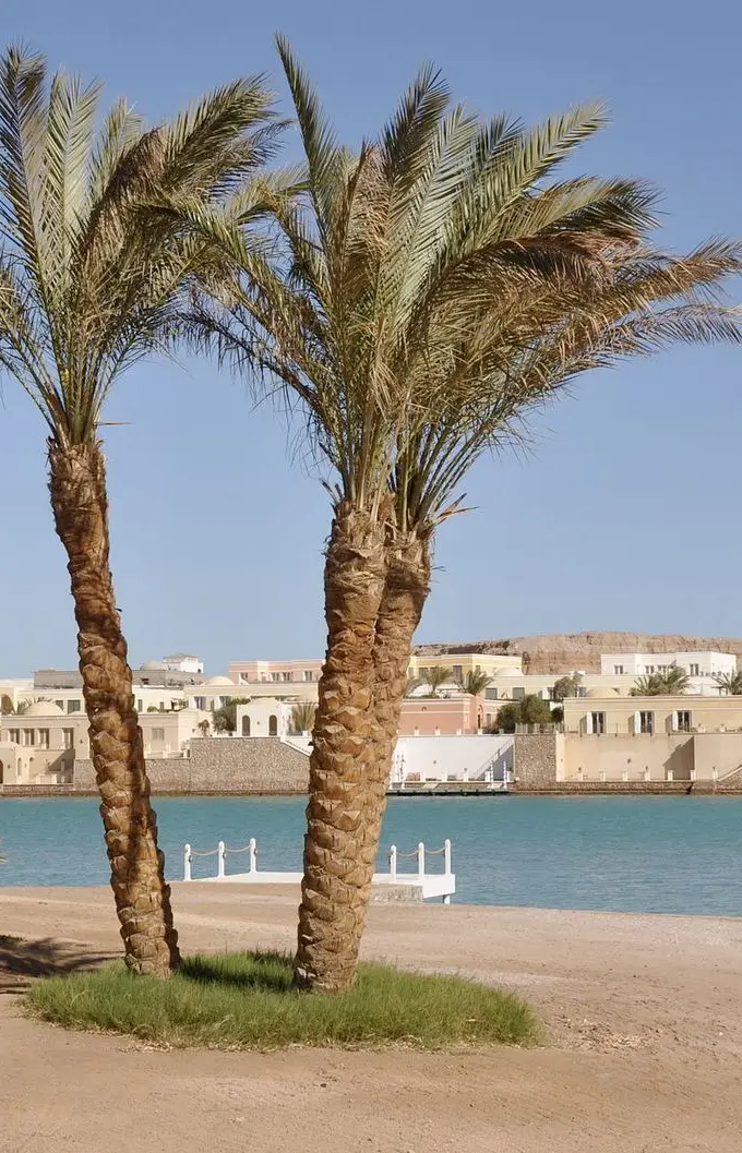 View of El Gouna, the Red Sea resort town that hosts the El Gouna Film Festival