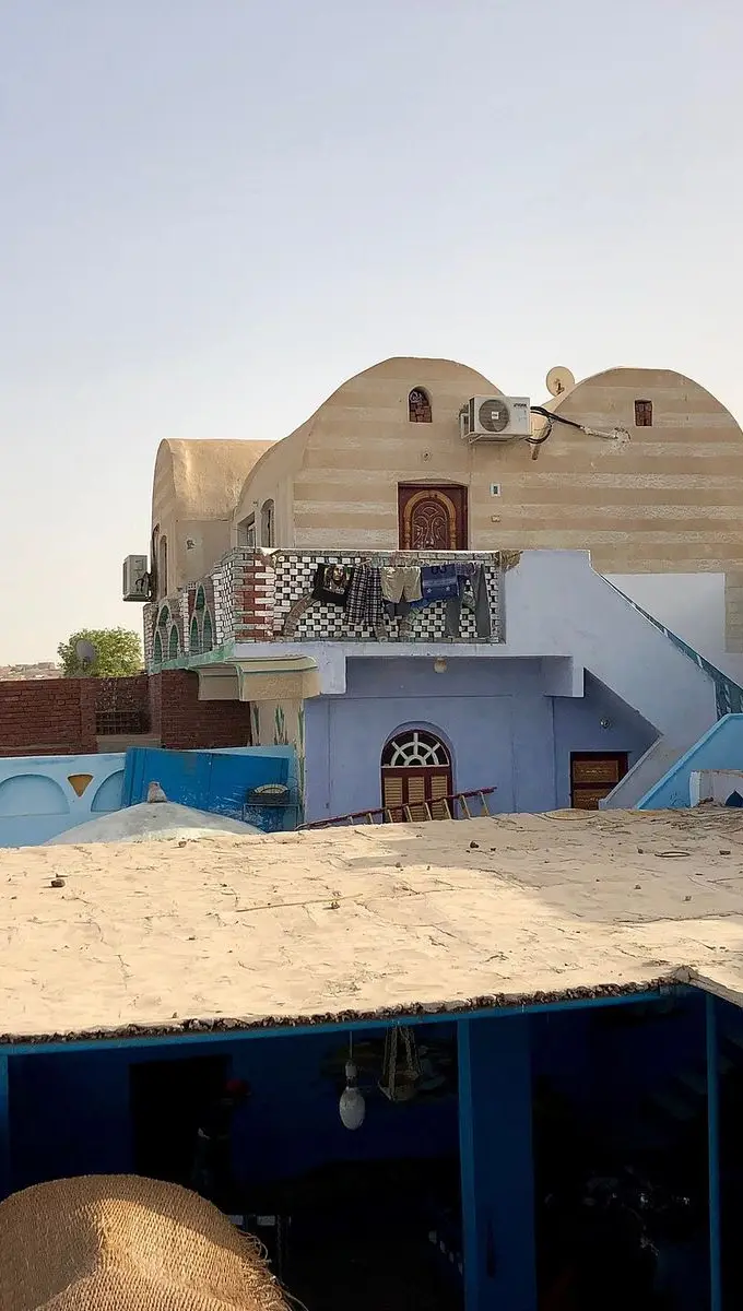 A traditional Nubian house in southern Egypt