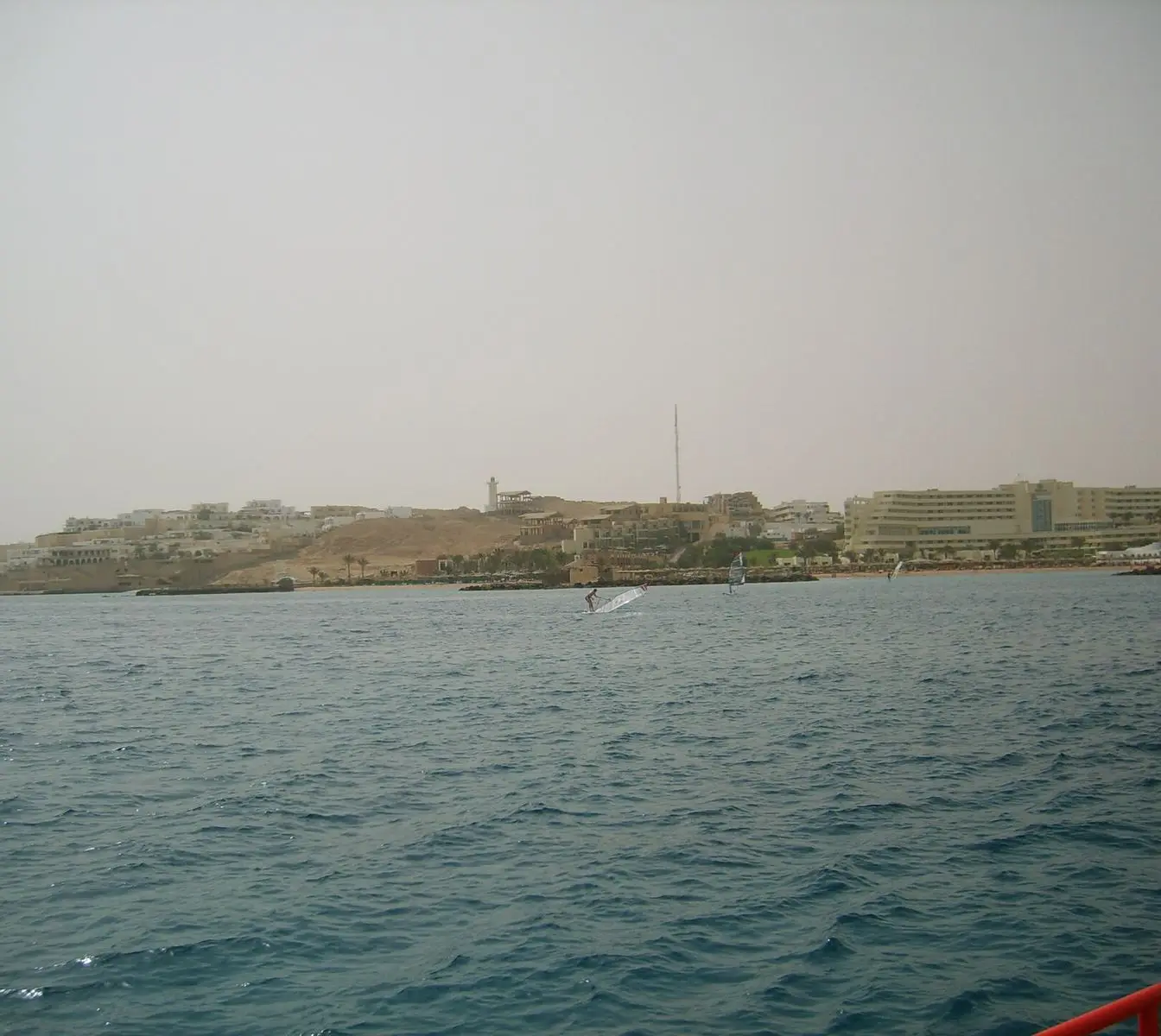 Coastal view of El-Bahr district in Qesm Hurghada, Red Sea Governorate, Egypt