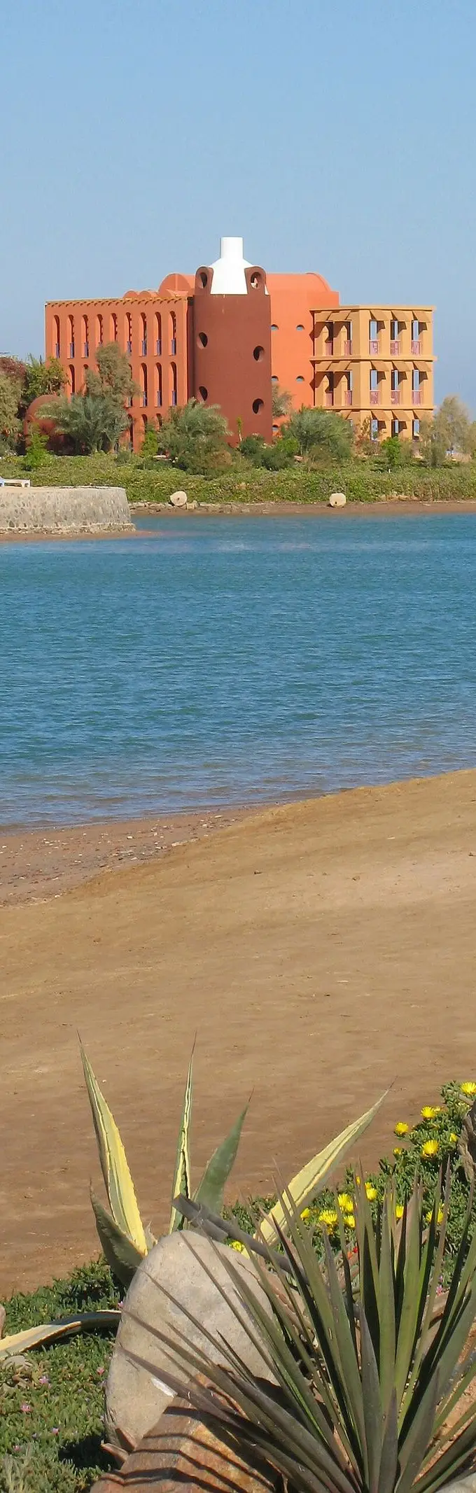 The Sheraton resort in El Gouna
