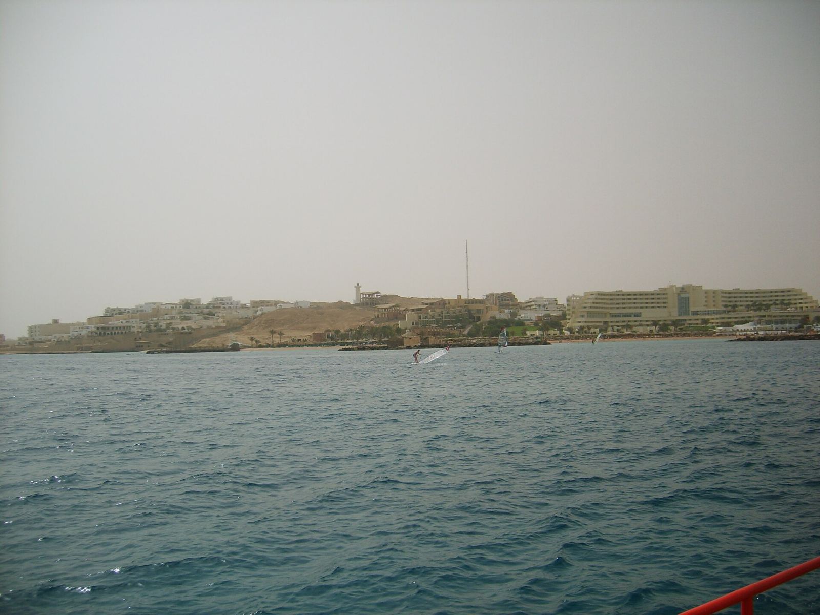 Coastal view of El-Bahr district in Qesm Hurghada, Red Sea Governorate, Egypt