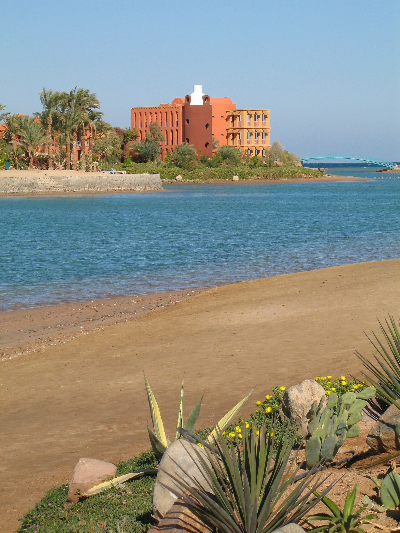 The Sheraton resort in El Gouna